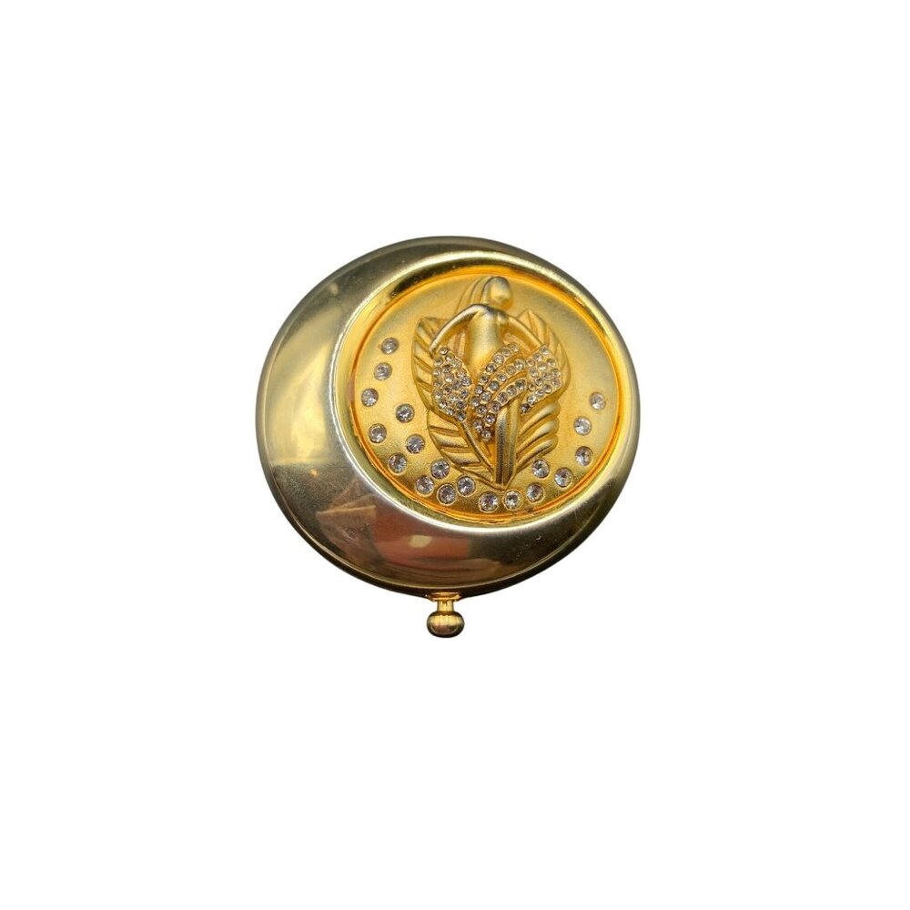 Estee Lauder Compact Zodiac Lucidity Golden Virgo Hard To Find Powder Compact